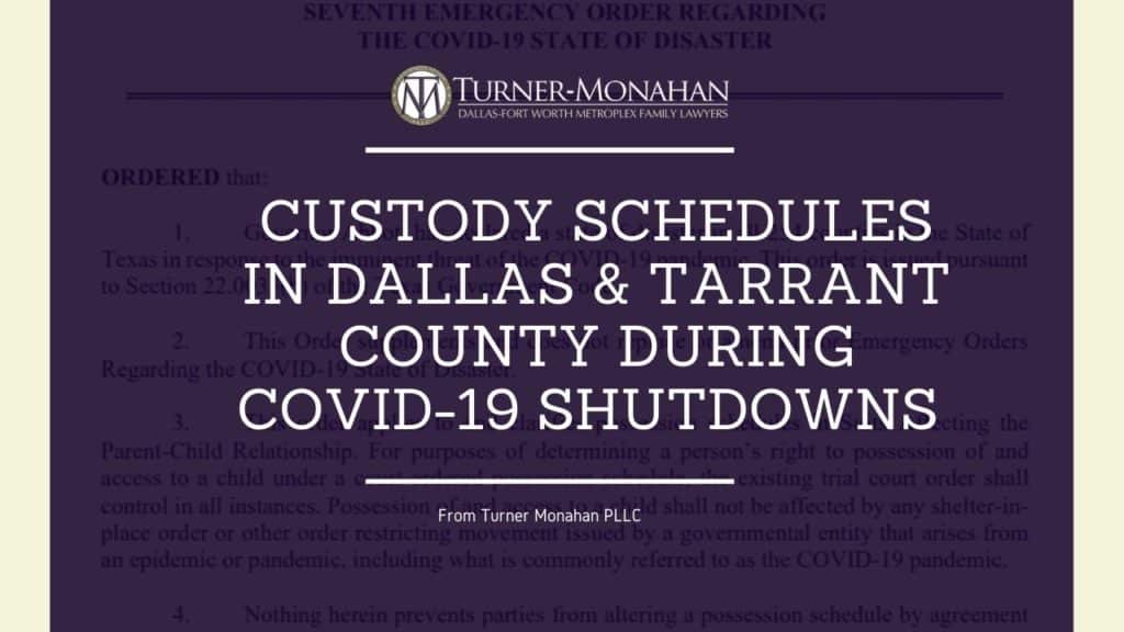 custody schedules in dalles